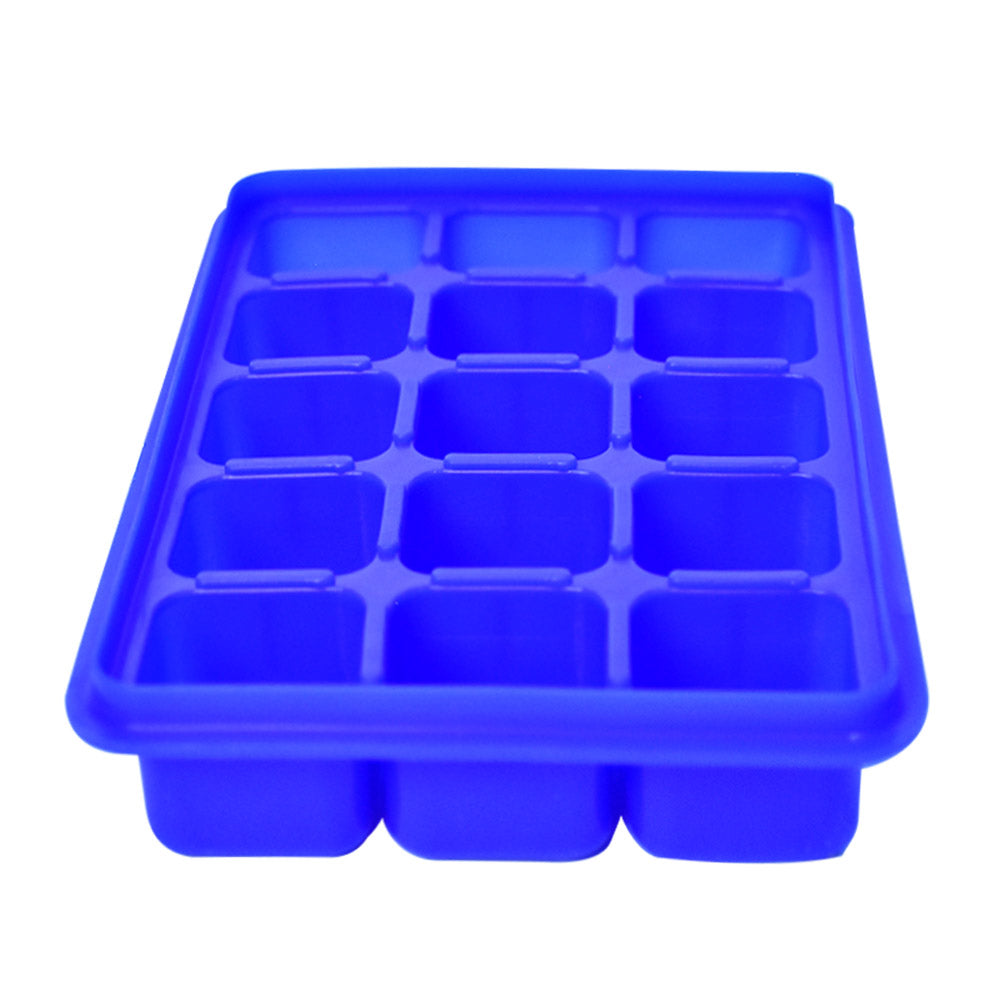 Ice Cube Silicone Mold 15 Cavity With Cover