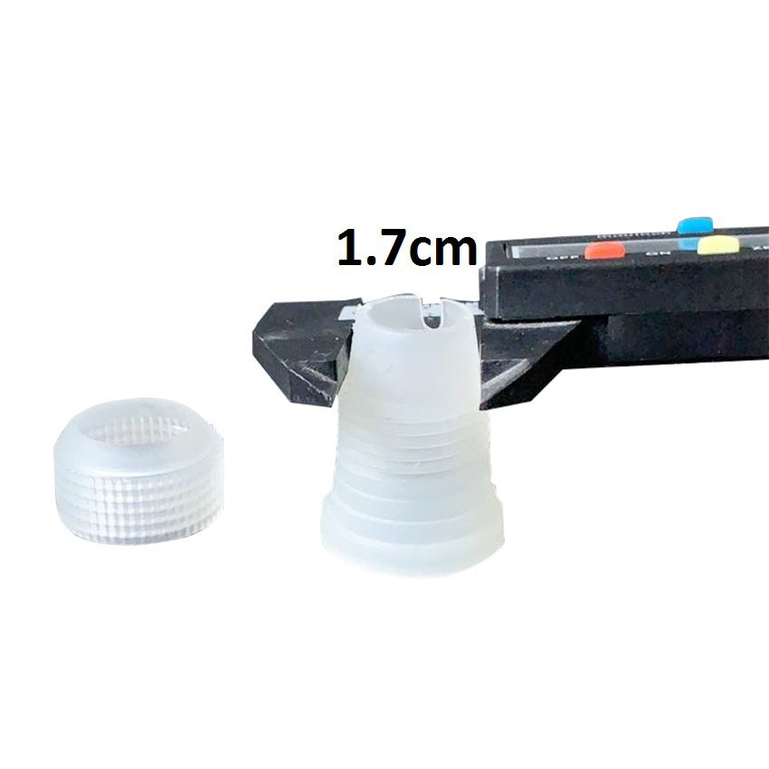 Icing Piping Bag Small Size 1.8cm Diameter Nozzle Adapter Coupler Plastic