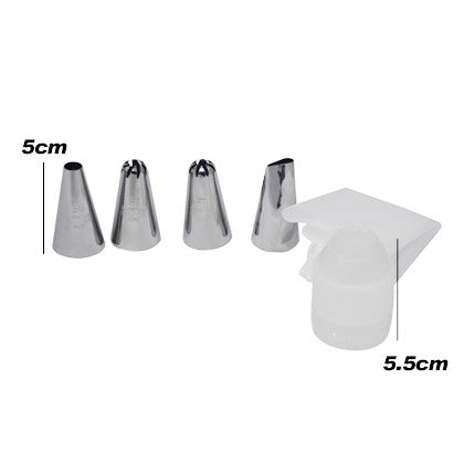 Amazon.com: Piping Bags and Tips Set, Supplies for Baking with Reusable Pastry  Bags and Tips, Standard Converters, Silicone Rings, cake decorating Tools  for Cookie Icing, cake, Cupcake : Home & Kitchen
