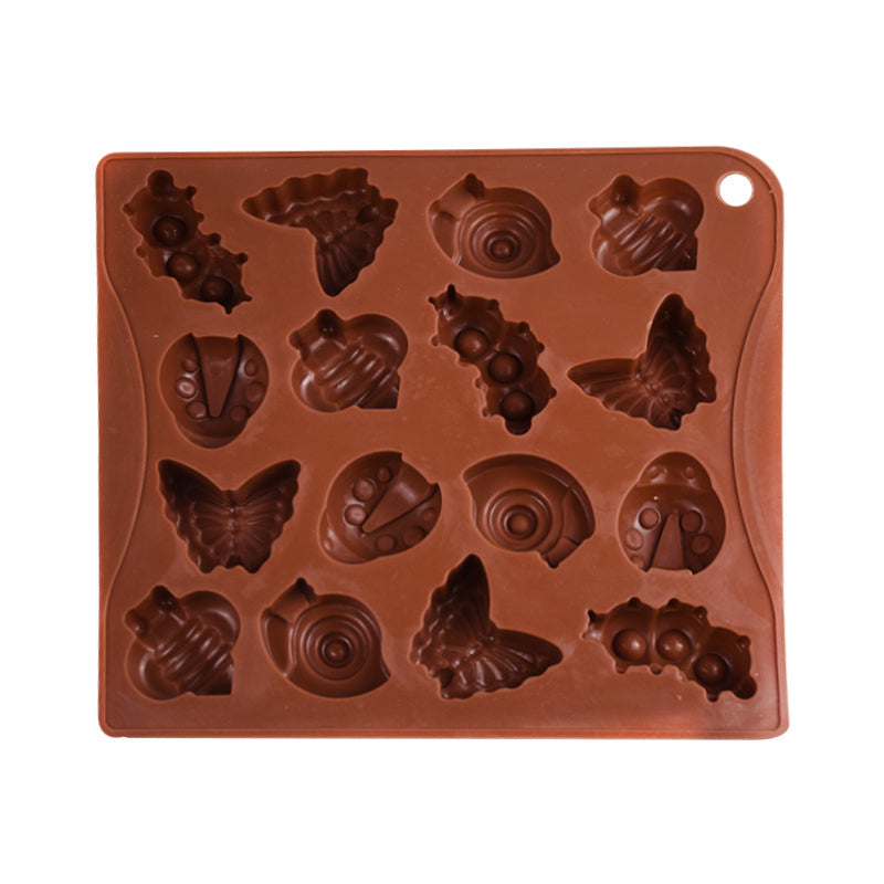 Insects Silicone Chocolate Mold 16 Cavity