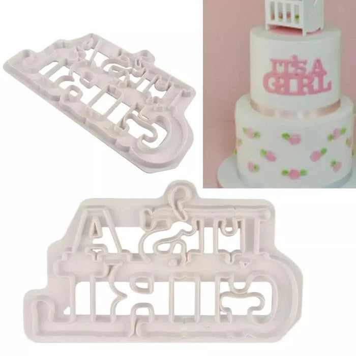 Its' A Girl Fondant Cake Cutter