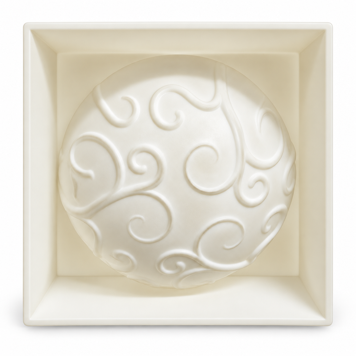 Swirl Design Dome Silicone Cake Mold