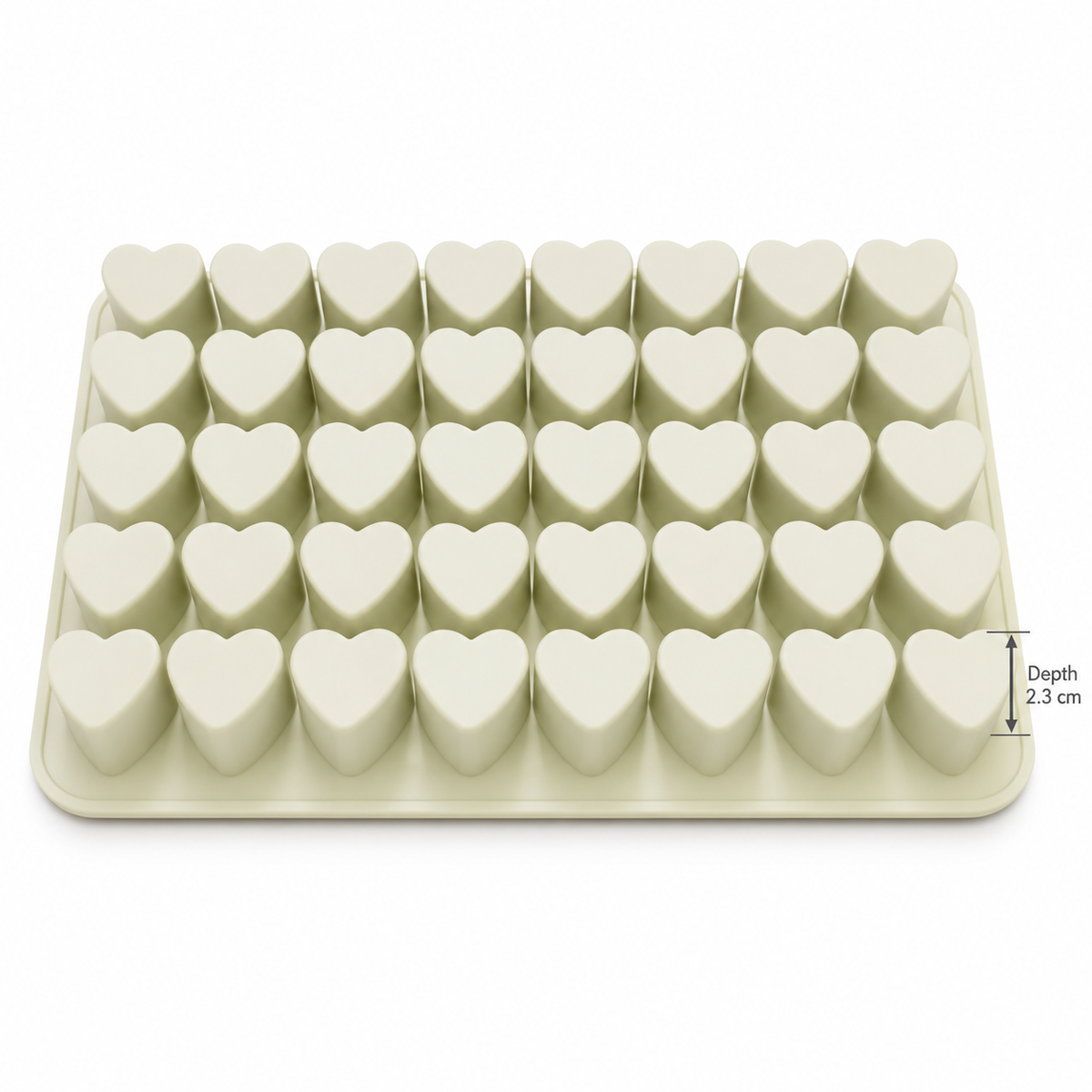 Heart Silicone Chocolate Mold 40 Cavity