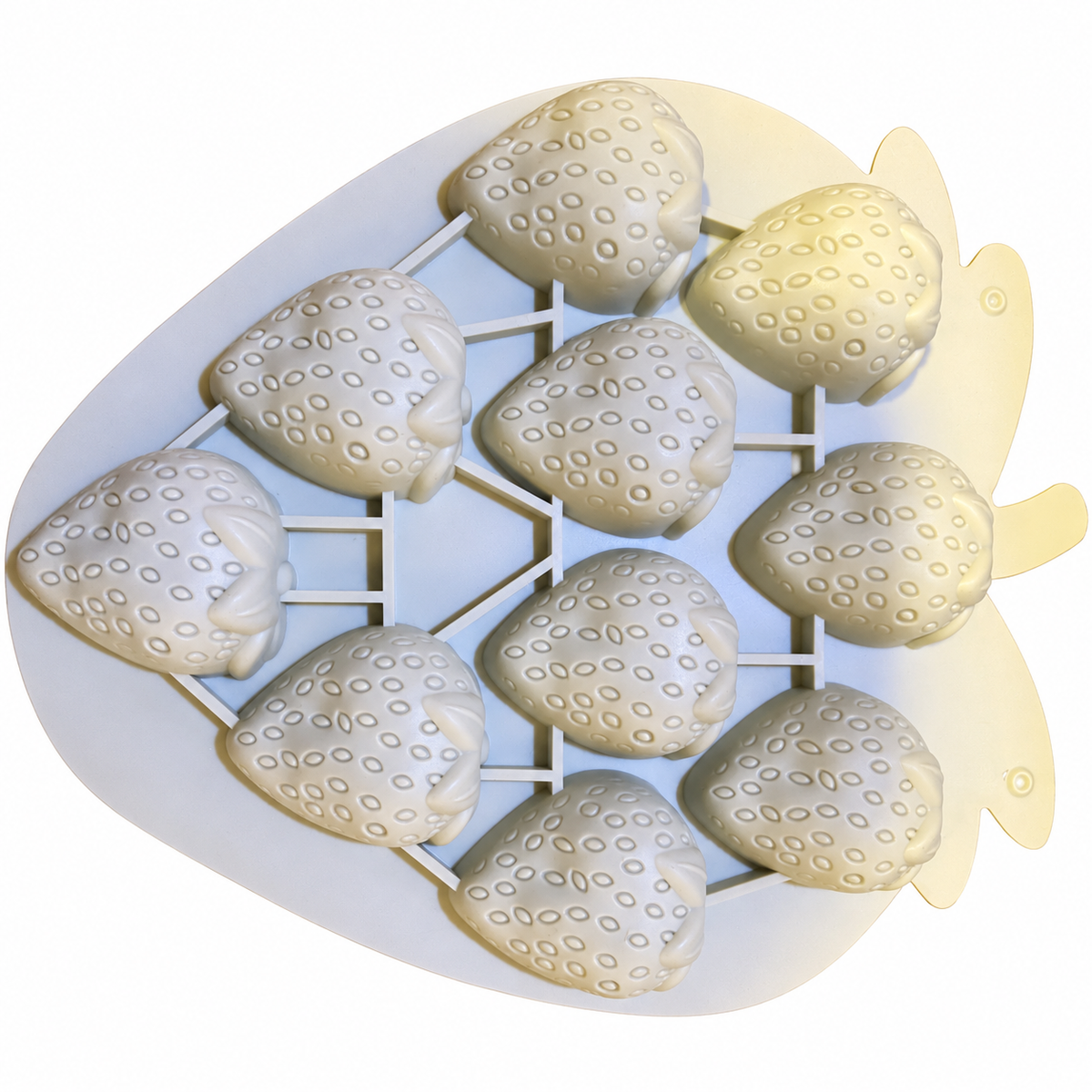 Strawberry Silicone Chocolate Mold 9 Cavity