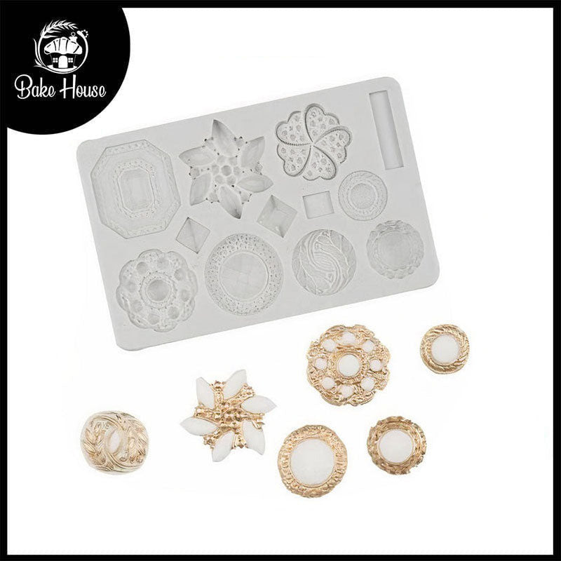 Jewelry Gems Silicone Fondant & Chocolate Mold