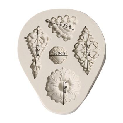 Jewelry Silicone Fondant & Chocolate Mold 5 Cavity