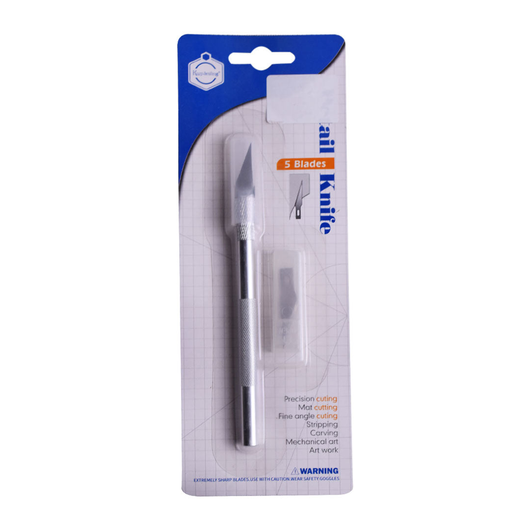 Keep Smiling Detail Pen Knife With 5 Blades