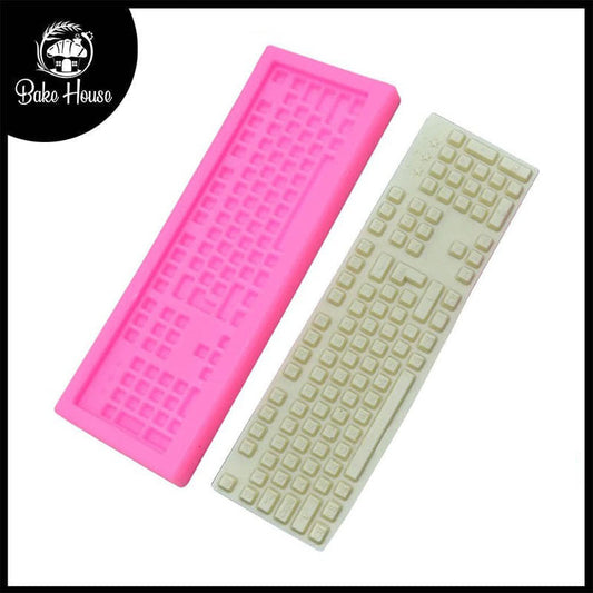 Keyboard Silicone Fondant Mold