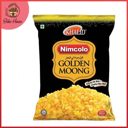 Khalid Foods Nimcolo Golden Moong 200gm Pack