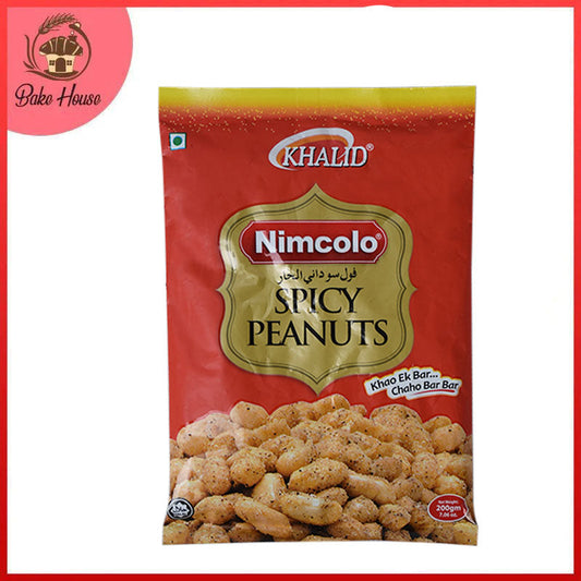 Khalid Foods Nimcolo Spicy Peanuts 200gm Pack
