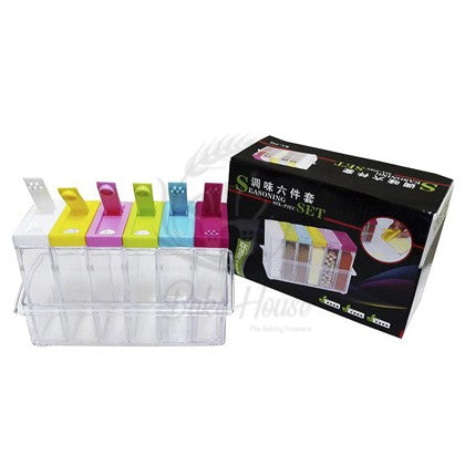 Kitchen Seasoning 6Pcs Set Plastic