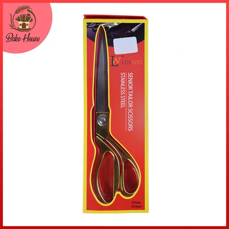 LINWEI Stainless Steel Senior Tailor Scissor 26.5cm
