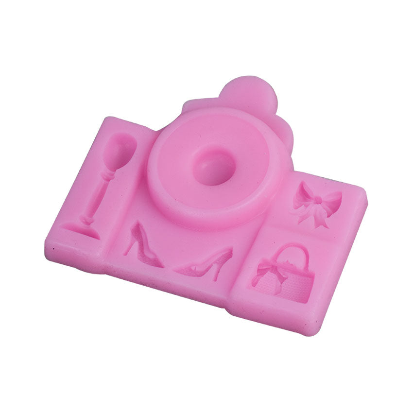 Ladies Fashion Accessories Silicone Fondant Mold 6 Cavity