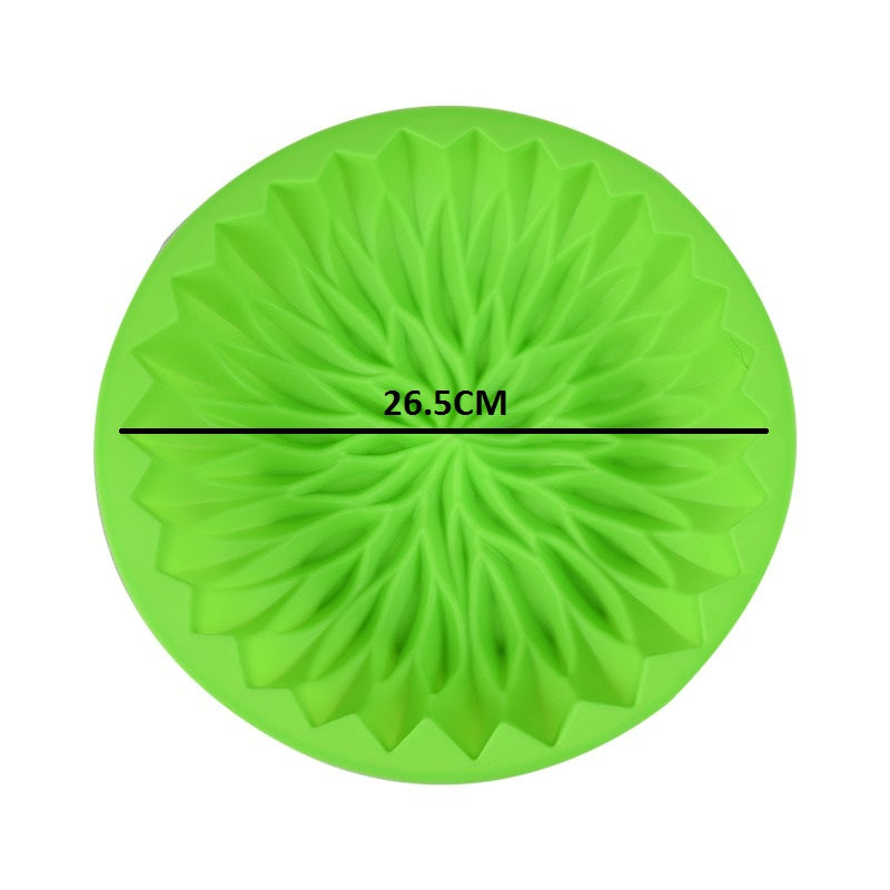 Large Flower Shape Silicone Cake Baking Mold (Design 1)