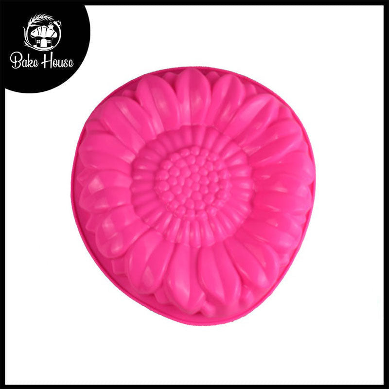 Large Flower Shape Silicone Cake Baking Mold (Design 2)