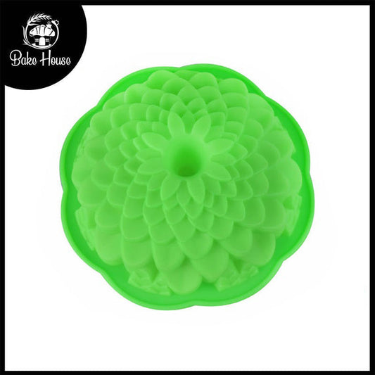 Large Flower Shape Silicone Cake Baking Mold (Design 3)