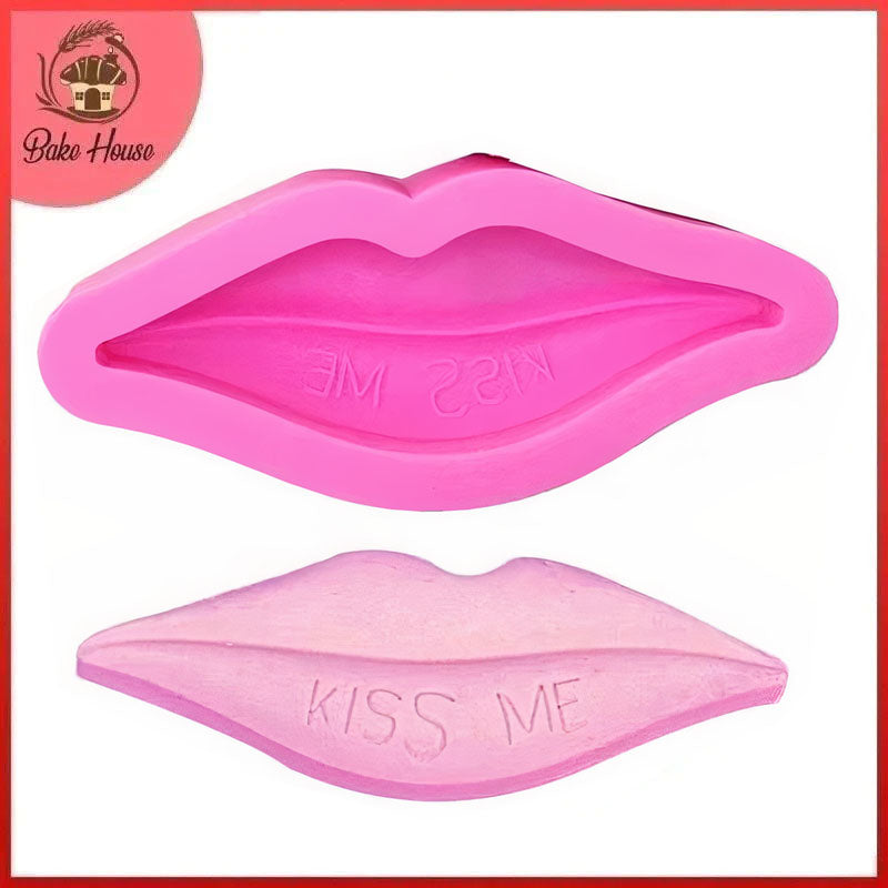 Large Size Kiss Me Lip Silicone Fondant & Chocolate Mold