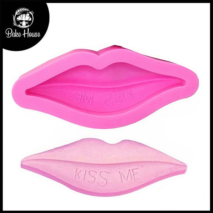 Large Size Kiss Me Lip Silicone Fondant & Chocolate Mold