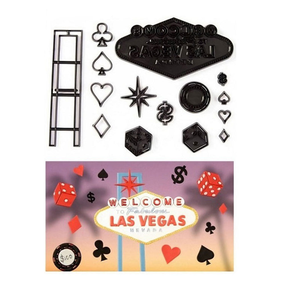 Las Vegas Fondant Cutter Set Plastic