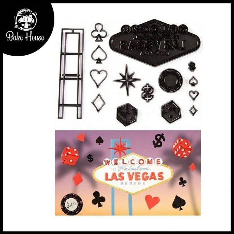 Las Vegas Fondant Cutter Set Plastic