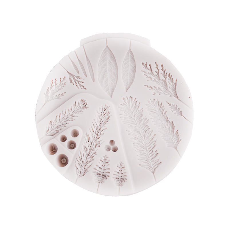 Leaf Foliage Design Silicone Fondant Mold