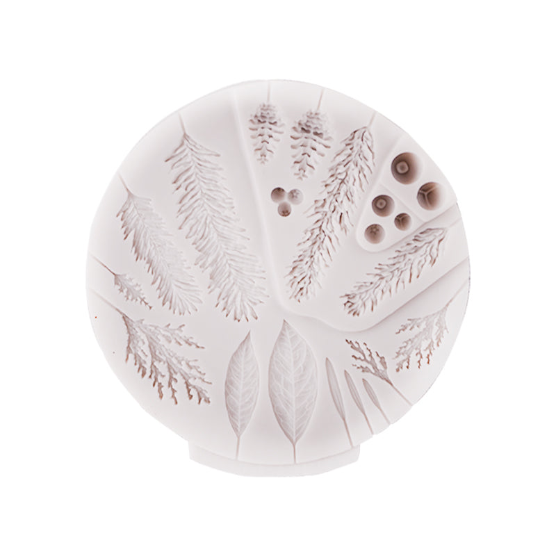 Leaf Foliage Design Silicone Fondant Mold