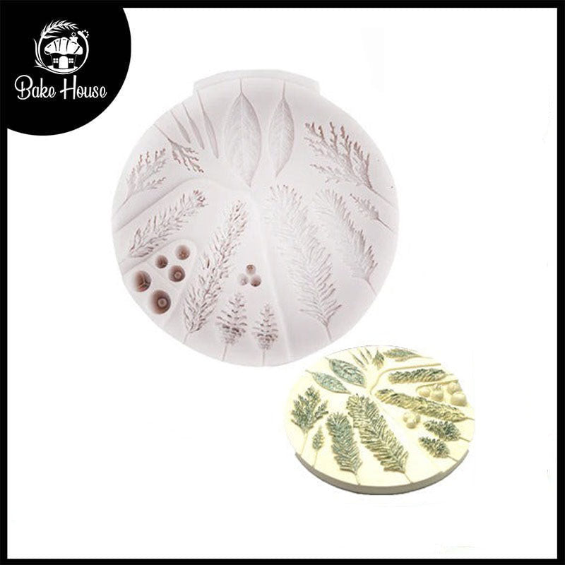 Leaf Foliage Design Silicone Fondant Mold