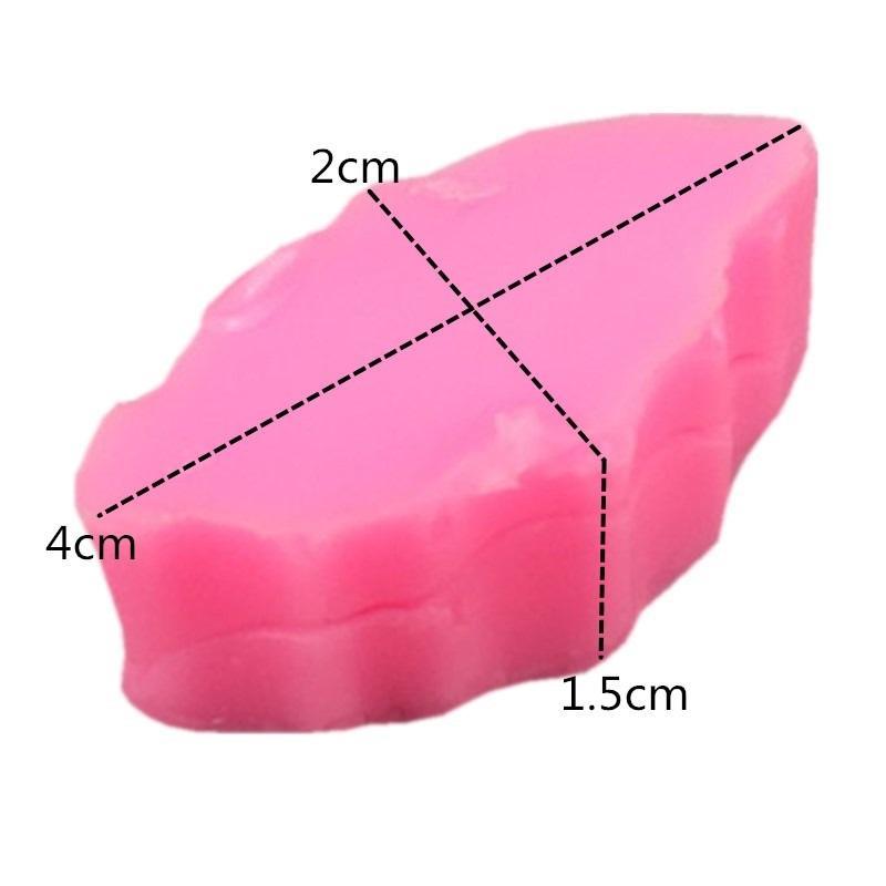 Mini Leaf Silicone Fondant Mold 2Pcs Set