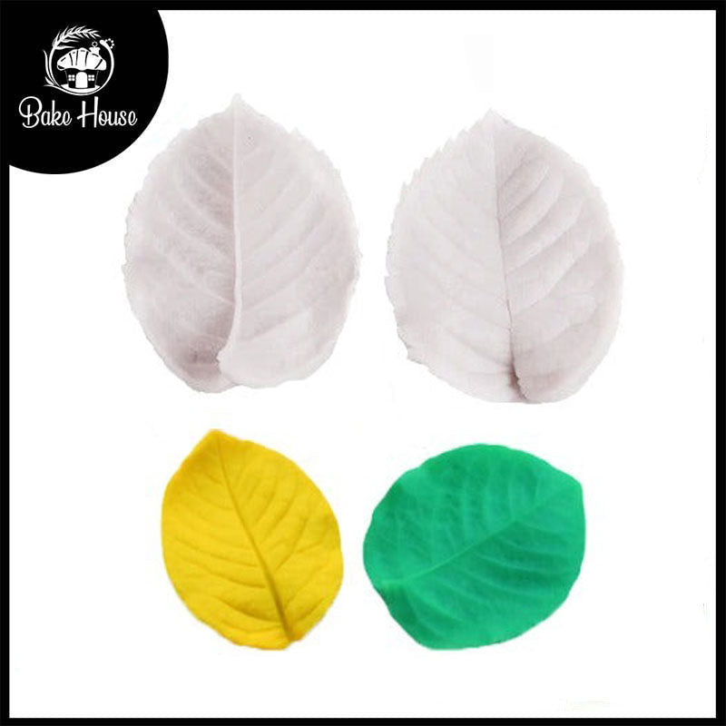 Leaves Emboss Silicone Fondant Mold 2Pcs Set