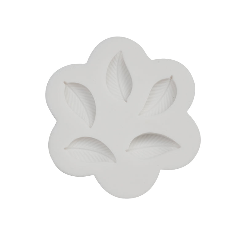 Leaves Silicone Fondant & Chocolate Mold 5 Cavity