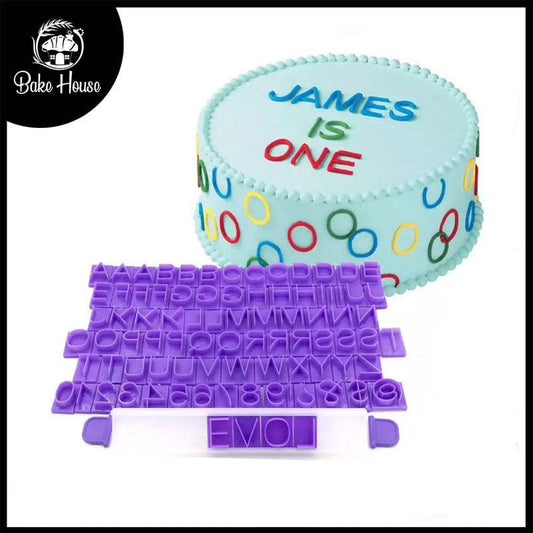 Letter Number Press 88Pcs Set Plastic