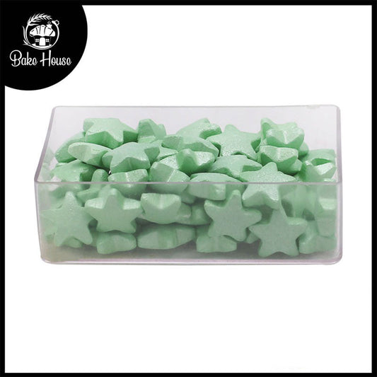 Light Green Stars Edible Sprinkle 30g Pack