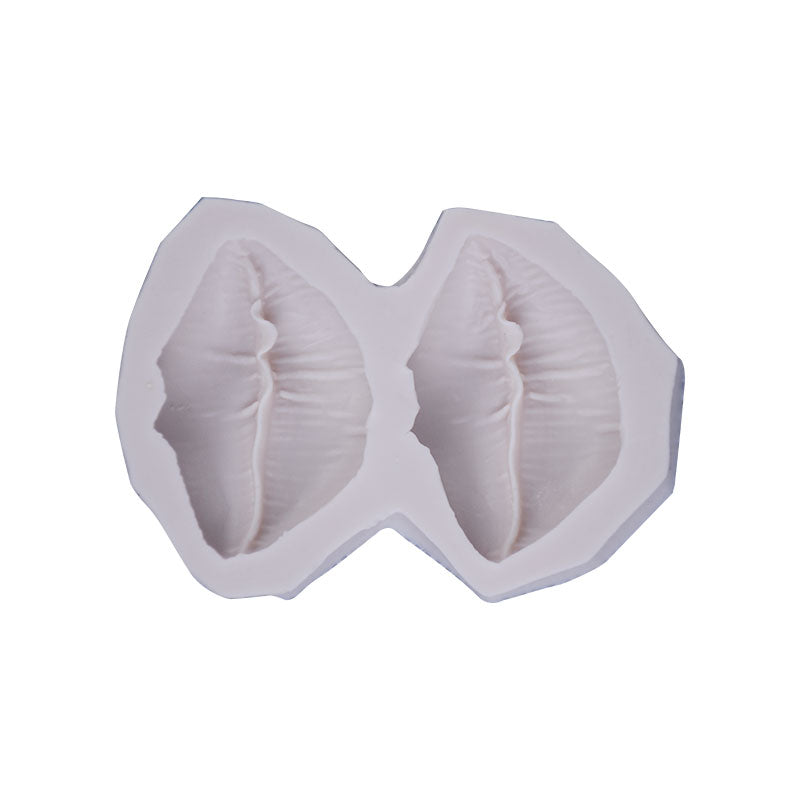 Lips Silicone Fondant Mold 2 Cavity