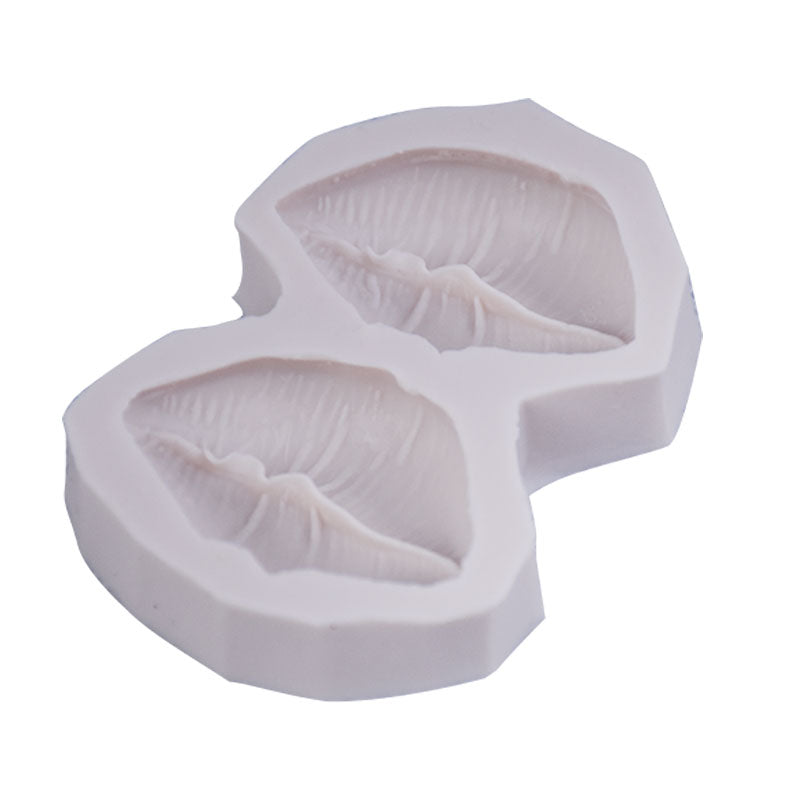 Lips Silicone Fondant Mold 2 Cavity