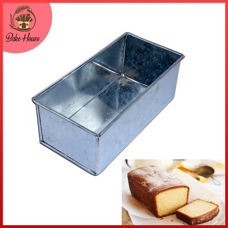 Loaf Cake Baking Mold Silver 6 Inch