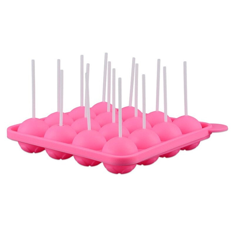 Lollipop Mold Silicone 16 Cavity