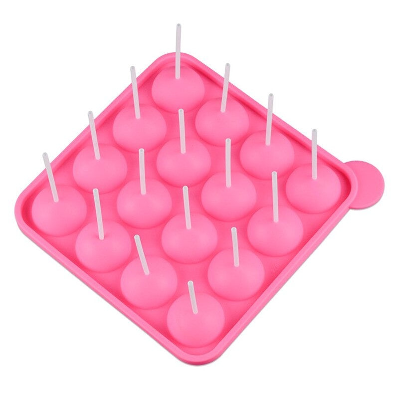 Lollipop Mold Silicone 16 Cavity