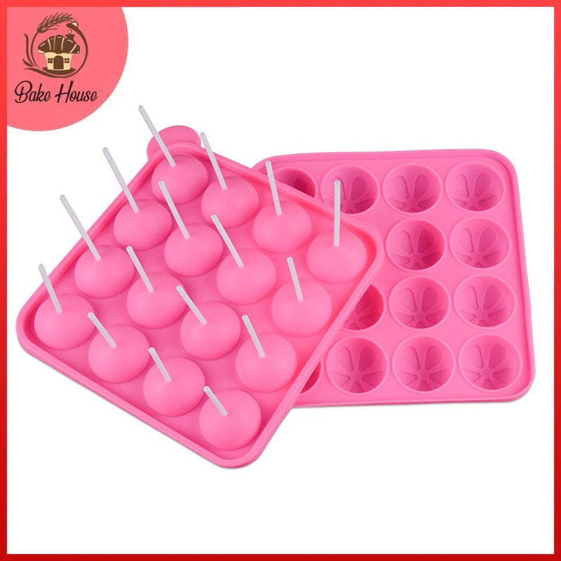 Lollipop Mold Silicone 16 Cavity