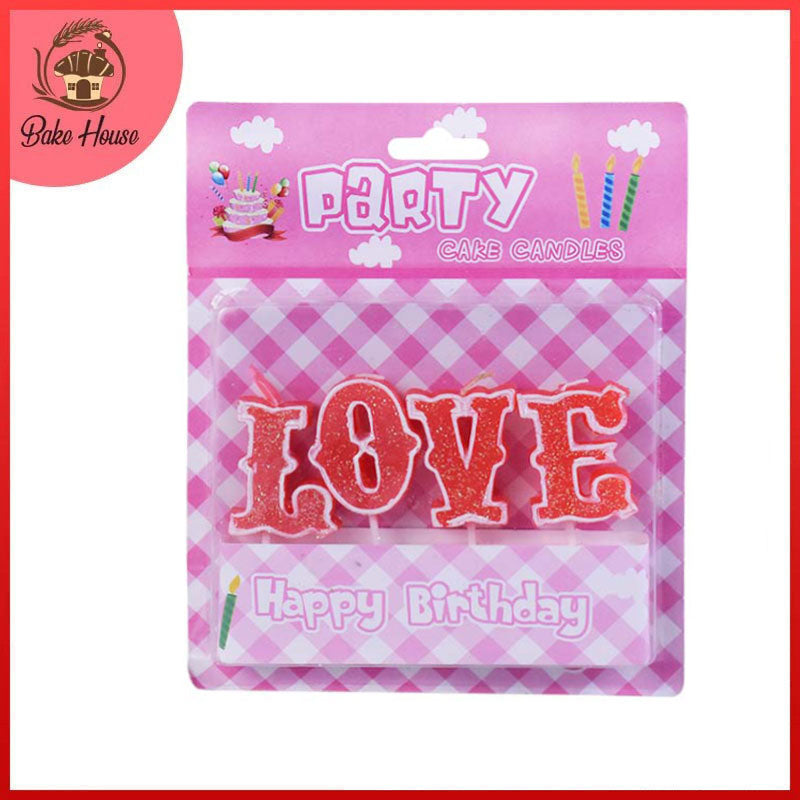 Love Cake Candles (Red)