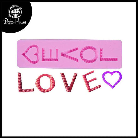 Love Silicone Fondant Mold