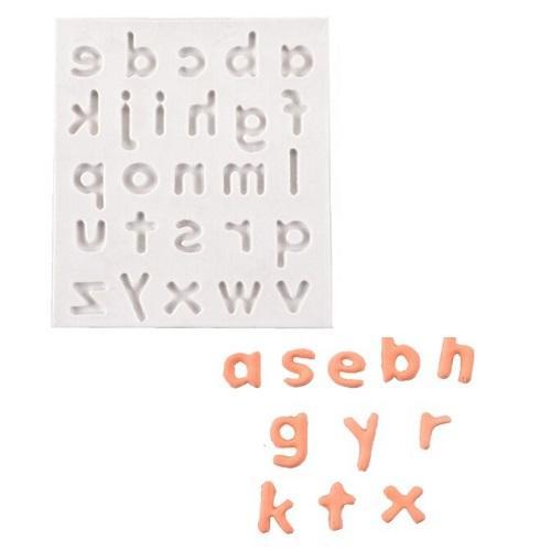 Lowercase Alphabet Silicone Fondant & Chocolate Mold