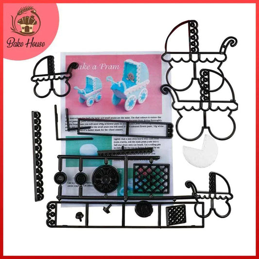 Pram Fondant Cutter Set
