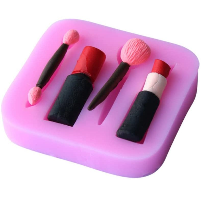 Makeup Fondant Silicone Mold 4 Cavity