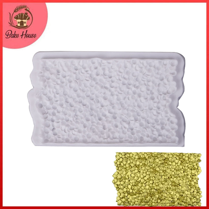 Marvelous Confetti Impression Silicone Fondant Mold Sheet