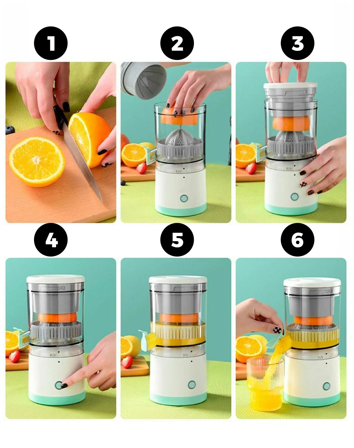 Maxtop Rechargeable Automatic Citrus Juicer 45W