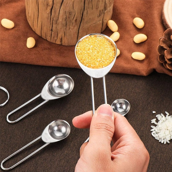 Stainless Steel Measuring Spoon 4Pcs Set