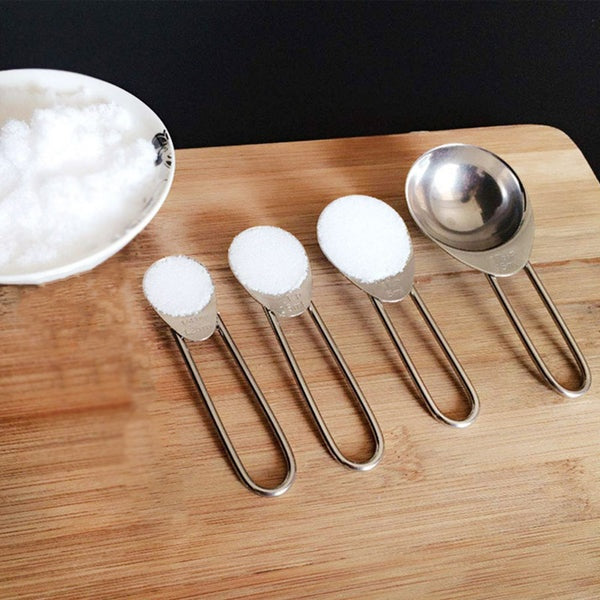 Stainless Steel Measuring Spoon 4Pcs Set