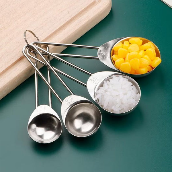 Stainless Steel Measuring Spoon 4Pcs Set