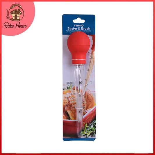 Meat Basting Tube With Cleaning Brush
