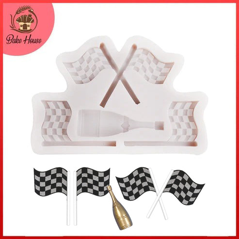 Medals Trophy Flag Silicone Fondant Mold